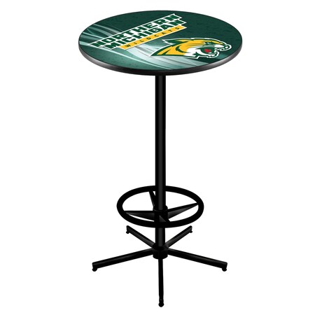 Holland Bar Stool Co 42" Black Northern Michigan Pub Table, 28" dia. Top L216B4228NorMic-D2